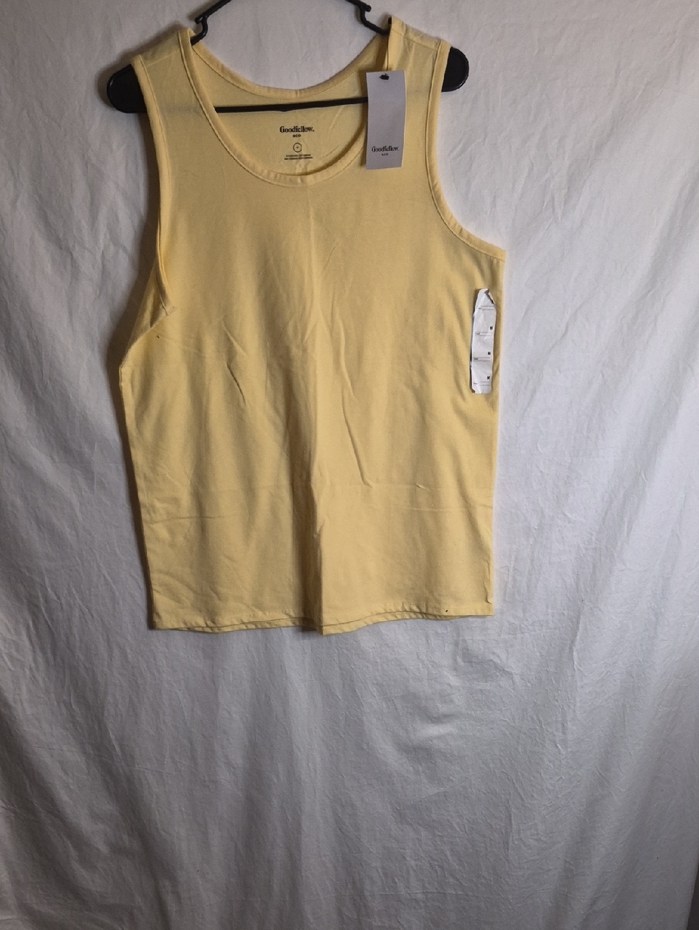 Goodfellow & Co Light Yellow Scoop Neck Tank Top